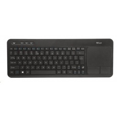 TRUST Klávesnice bezdrátová s touchpadem Veza Wireless Touchpad Keyboard, CZ/SK TRUST Klávesnice bezdrátová s touchpadem Veza Wireless Touchpad Keyboard, CZ/SK