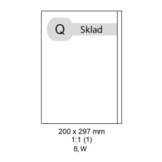 etikety kompatibil Samolepiace 200x297 mm univerzálne biele (100 listov A4/bal.) 