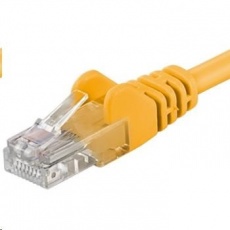 PREMIUMCORD Patch kábel UTP RJ45-RJ45 CAT5e 2m žltý