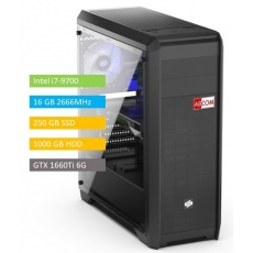 ABCOM GI7005 i7-9700, 16 GB RAM 240 GB SSD + 1 TB, GTX1660Ti 6GB ABCOM GI7005 i7-9700, 16 GB RAM 240 GB SSD + 1 TB, GTX1660Ti 6GB