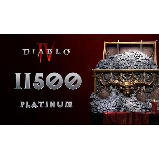 Diablo IV - 11500 szt. Platyny (Xbox One/Series X) klíč MS Store