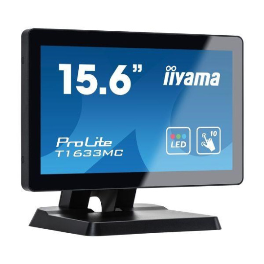 iiyama ProLite T1633MC, 39.6 cm (15,6''), Projected Capacitive, 10 TP, black