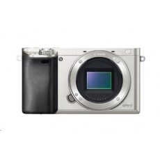 SONY Alfa 6000 fotoaparát, 24.3 MPix - tělo - stříbrné SONY Alfa 6000 fotoaparát, 24.3 MPix - tělo - stříbrné