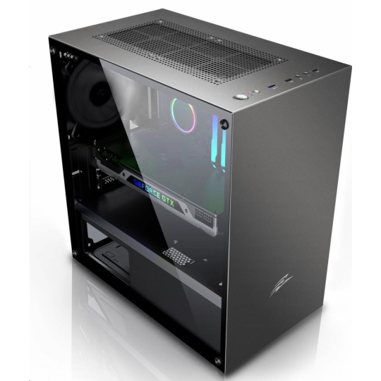 BAZAR - EVOLVEO M4, case mATX, 1x120mm PWM ventilátor, průhledná bočnice, černá - Poškozený obal (Komplet) BAZAR - EVOLVEO M4, case mATX, 1x120mm PWM ventilátor, průhledná bočnice, černá - Poškozený obal (Komplet)