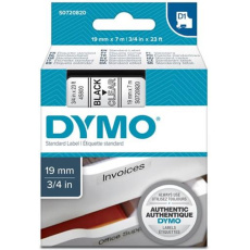 páska DYMO 45800 D1 Black On Transparent Tape (19mm)