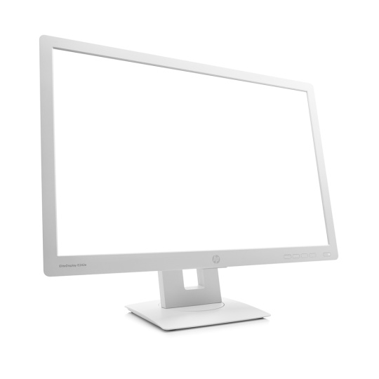 LCD HP EliteDisplay 24" E242e; gray, Zažltnutý plast