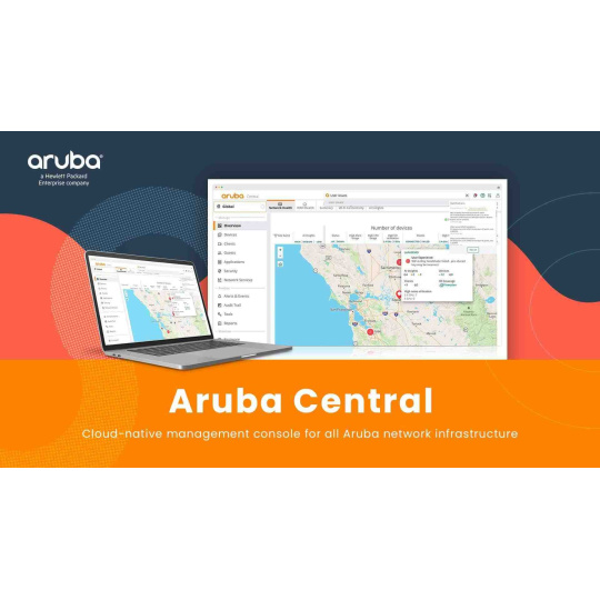 Aruba Central On-Premises Switch 62xx or 29xx Foundation 1 year Subscription E-STU