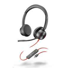 Poly Blackwire 8225 náhlavní souprava, USB-C/A adaptér, stereo Poly Blackwire 8225 náhlavní souprava, USB-C/A adaptér, stereo
