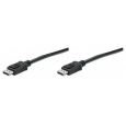 MANHATTAN Kábel monitora DisplayPort, DisplayPort Male / DisplayPort Male, 2 m, čierny