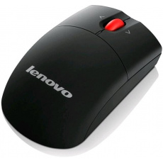 LENOVO myš bezdrôtová Laser Wireless Mouse (mini veľkost) - 1600dpi, 2.4GHz, Laser, USB vysielač,3 tlačidlá, 2xAA,čierna