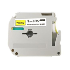 alt. páska kompatibil pre BROTHER MK-621 - čierne písmo, žltá páska Tape (9mm) alt. páska kompatibil pre BROTHER MK-621 - čierne písmo, žltá páska Tape (9mm)