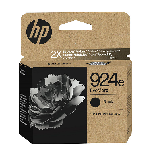 HP 924e EvoMore Black Original Ink Cartridge (1,000 pages) HP 924e EvoMore Black Original Ink Cartridge (1,000 pages)