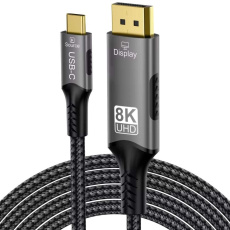 PremiumCord kabel USB-C na DisplayPort DP1.4   8K@60Hz a 4k@120Hz  2m PremiumCord kabel USB-C na DisplayPort DP1.4   8K@60Hz a 4k@120Hz  2m