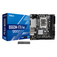 ASRock MB Sc LGA1700 B660M-ITX/AC, Intel B660, 2xDDR4, 1xDP, 1xHDMI, WI-FI, mini-ITX ASRock MB Sc LGA1700 B660M-ITX/AC, Intel B660, 2xDDR4, 1xDP, 1xHDMI, WI-FI, mini-ITX