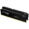 KINGSTON DIMM DDR5 64GB (Kit of 2) 6000MT/s CL30 ECC FURY Beast XMP Černá