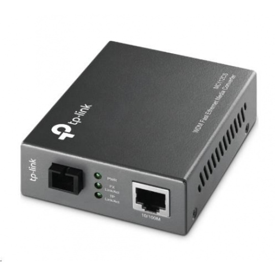 TP-Link MC112CS WDM media konvertor (1x100Mb/s, 1x simplex SC/UPC, SM, 1310/1550nm, 20km)