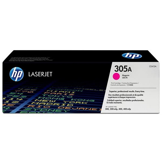 Toner HP 305A purpurový/magenta, CE413A (2,600 strán)