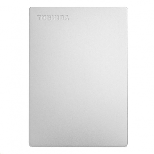 TOSHIBA HDD CANVIO SLIM 2TB, 2,5", USB 3.2 Gen 1, strieborná