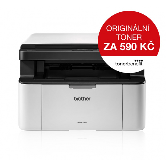 Multifunkčný laserový prístroj BROTHER DCP-1623WE A4, skenovanie A4, 20 str./min., 32 MB, 600x600kopírovanie, GDI, USB, WiFi