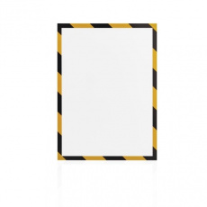 Magnetický rámček Magnetofix A4 bezpečnostný žlto-čierny (5ks)