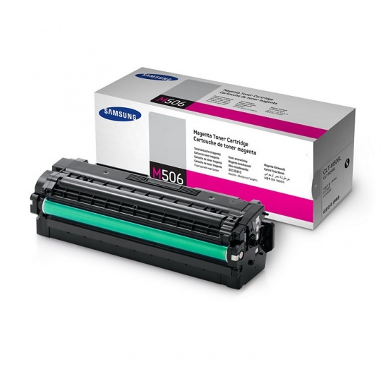 Samsung CLT-M506L High Yield Magenta Toner Cartridge (3,500 pages)