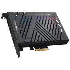 AVERMEDIA Live Gamer DUO GC570D, duálna editačná karta, PCI-E, 2x HDMI, Full HD, 2160p, MPEG 4, RGB podsvietenie AVERMEDIA Live Gamer DUO GC570D, duálna editačná karta, PCI-E, 2x HDMI, Full HD, 2160p, MPEG 4, RGB podsvietenie