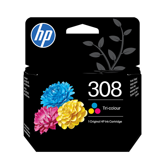 HP 308 2-Pack Tri-color/Black Original Ink Cartridge (120 / 160 pages) HP 308 2-Pack Tri-color/Black Original Ink Cartridge (120 / 160 pages)