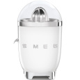 Smeg CJF11WHEU citrusový odšťavňovač, 70 W, manuální tlak, univerzální kužel z nerezové oceli, bílý