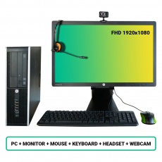 SET HP Compaq Pro 6300 SFF- Pentium G2020 2.9GHz/4GB RAM/250GB HDD/Intel HD/W10PRO SET HP Compaq Pro 6300 SFF- Pentium G2020 2.9GHz/4GB RAM/250GB HDD/Intel HD/W10PRO