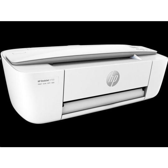HP All-in-One Deskjet 3750 šedobílá (A4, 7,5/5,5 ppm, USB, Wi-Fi, Print, Scan, Copy)