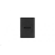 TRANSCEND Externý SSD disk ESD270C 500 GB, prenosný, USB 3.1 Gen.2, typ C a A, dva káble 520/460 MB/s, čierna