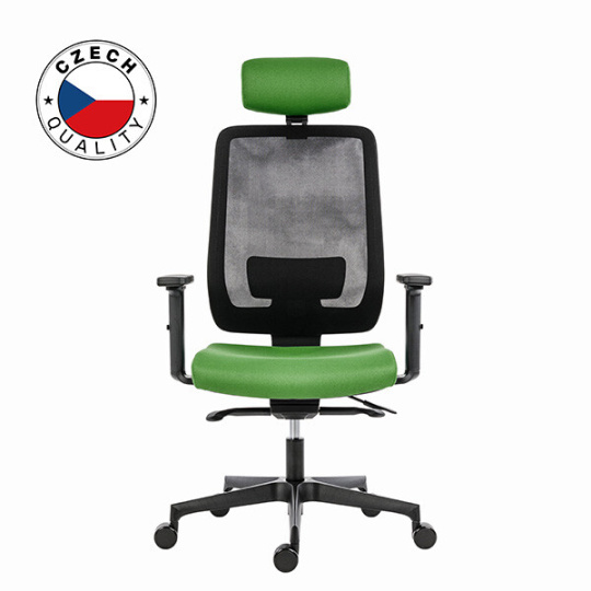 Powerton Kancelárske ergonomické kreslo Lucie, Zelené