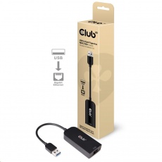 Adaptér Club3D USB 3.2 Gen 1 typ A na RJ45 2.5Gb, 24cm Adaptér Club3D USB 3.2 Gen 1 typ A na RJ45 2.5Gb, 24cm