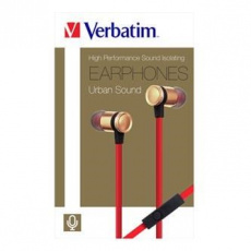 VERBATIM High Performance Sound Isolating Earphones - Gold