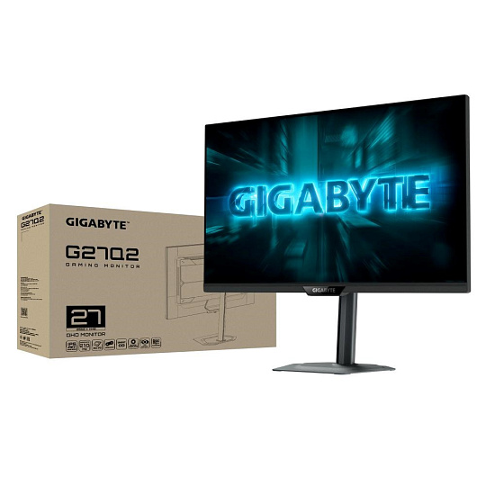 BAZAR - GIGABYTE LCD - 27" Gaming monitor G27Q2, IPS, 2560x1440 QHD, 200Hz, 1000:1, 350cd/m2, 1ms, 2xHDMI, 1xDP - Poškoz