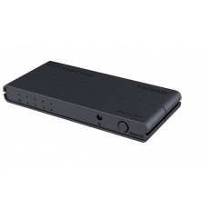 PREMIUMCORD Prepínač HDMI 4:1 s podporou 4Kx2K@60Hz, 1080P, HDR, tlačidlovým ovládaním a diaľkovým ovládaním