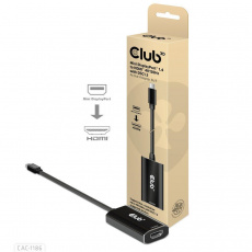 Club3D aktívny mini DisplayPort adaptér 1.4 na HDMI 4K120Hz s DSC1.2 M/F