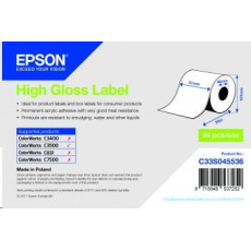 Epson High Gloss Labels, Continuous, Paper, 51mm x 33m Epson High Gloss Labels, Continuous, Paper, 51mm x 33m