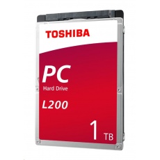 TOSHIBA HDD L200 Laptop PC (SMR) 1TB, SATA III, 5400 ot./min, 128MB cache, 2,5", 7mm, BULK