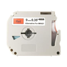 alt. páska kompatibil pre BROTHER MK-421 - čierne písmo, červená páska Tape (9mm) alt. páska kompatibil pre BROTHER MK-421 - čierne písmo, červená páska Tape (9mm)