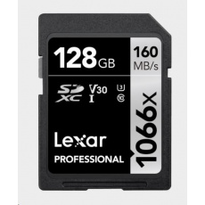 Lexar Professional 1066x SDXC U3 (V30) UHS-II R160/W120 128 GB Lexar Professional 1066x SDXC U3 (V30) UHS-II R160/W120 128 GB