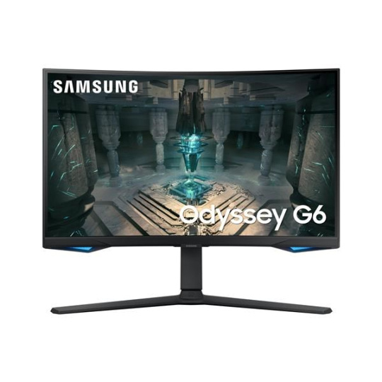 BAZAR - SAMSUNG MT LED LCD Gaming Smart Monitor 27" Odyssey G65B - prohnutý,Quantum Dot QHD,VA,240Hz,1ms,Pivot - Poškoze