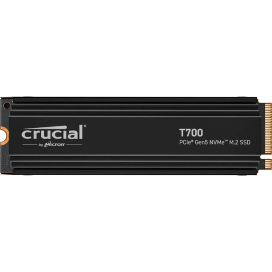 CRUCIAL SSD 1TB T700, M.2 2280, PCIe Gen5x4, R:11700/W:9500MB/s, Heatsink CRUCIAL SSD 1TB T700, M.2 2280, PCIe Gen5x4, R:11700/W:9500MB/s, Heatsink