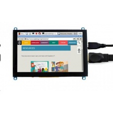 Waveshare 5" LCD (H) dotykový displej, TFT, 800x480, kapacitný, HDMI, USB