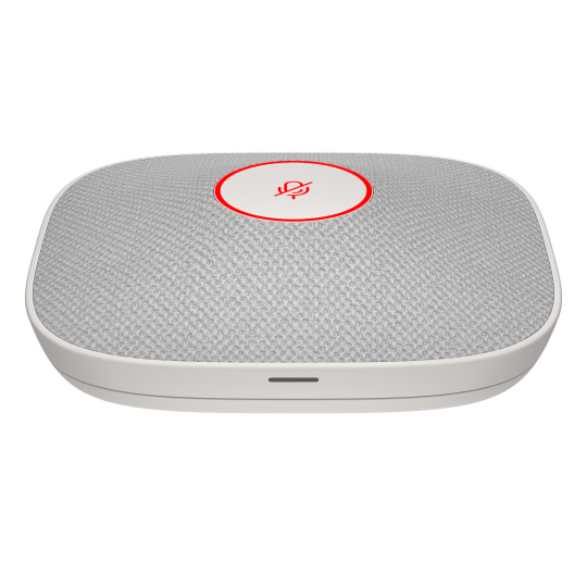 HP Poly Studio A2 White Table Microphone w/ Mounting Plate I/O cables HP Poly Studio A2 White Table Microphone w/ Mounting Plate I/O cables