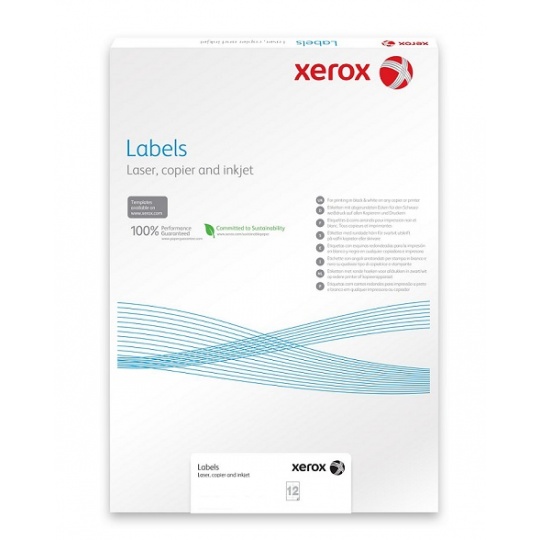 Xerox PNT Label - lesklá biela (229 g/100 listov, A3)