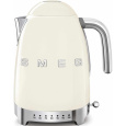 Smeg KLF04CREU rychlovarná konvice, 1,7 l (7 šálků), 2400 W, styl 50. let, řízení teploty, 7 programů, krémová