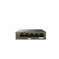 Tenda TEG1105PD - 5-portový PoE PD Gigabit Ethernet Switch, 1x PoE IN, 4x PoE OUT, kovový, bez ventilátora