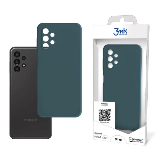 3mk ochranný kryt Matt Case pro Samsung Galaxy A13 4G (SM-A135) lovage/tmavě zelená