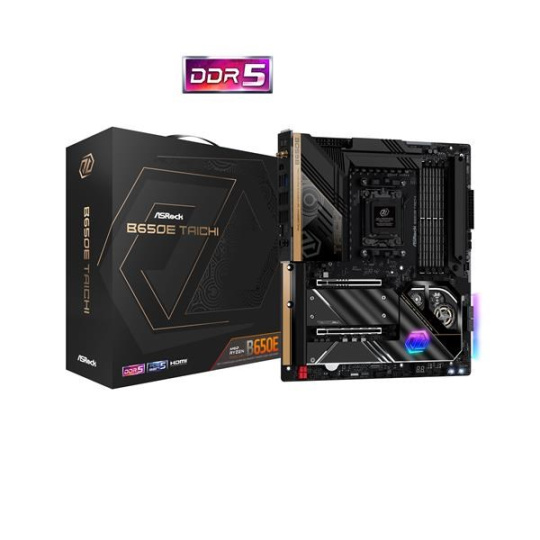 BAZAR - ASRock MB Sc AM5 B650E Taichi, AMD B650, 4xDDR5, 1xHDMI, WI-FI, EATX - Po opravě (Komplet)